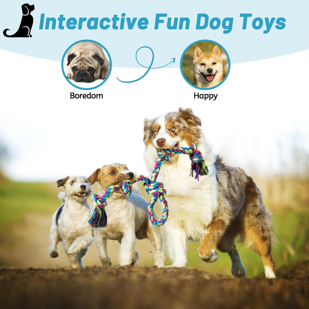 Aitmexcn Dog Rope Toys for Large Medium Dog | PetNestUK