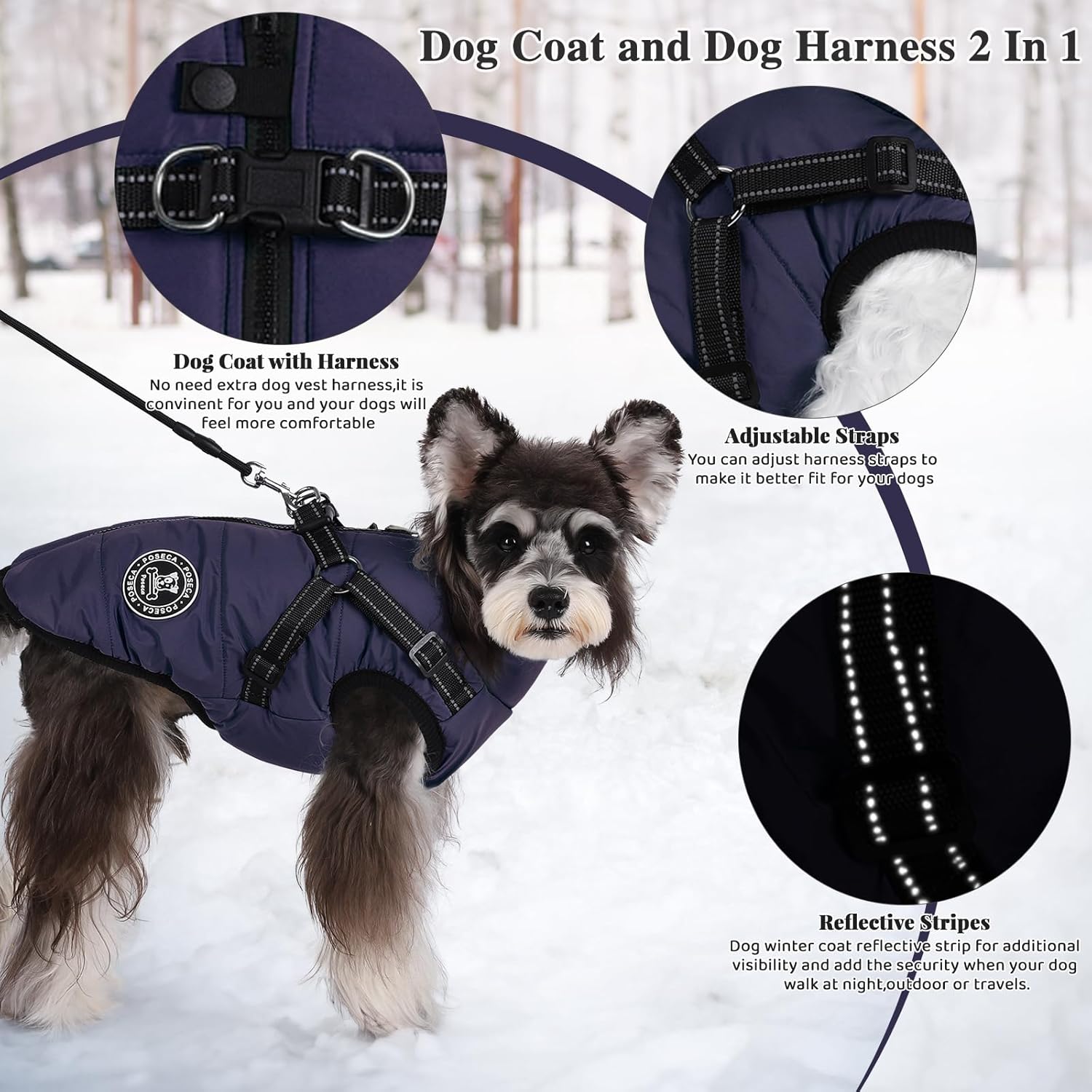 Poseca Dog Clothes for Small Dogs Dog Coat | PetNestUK