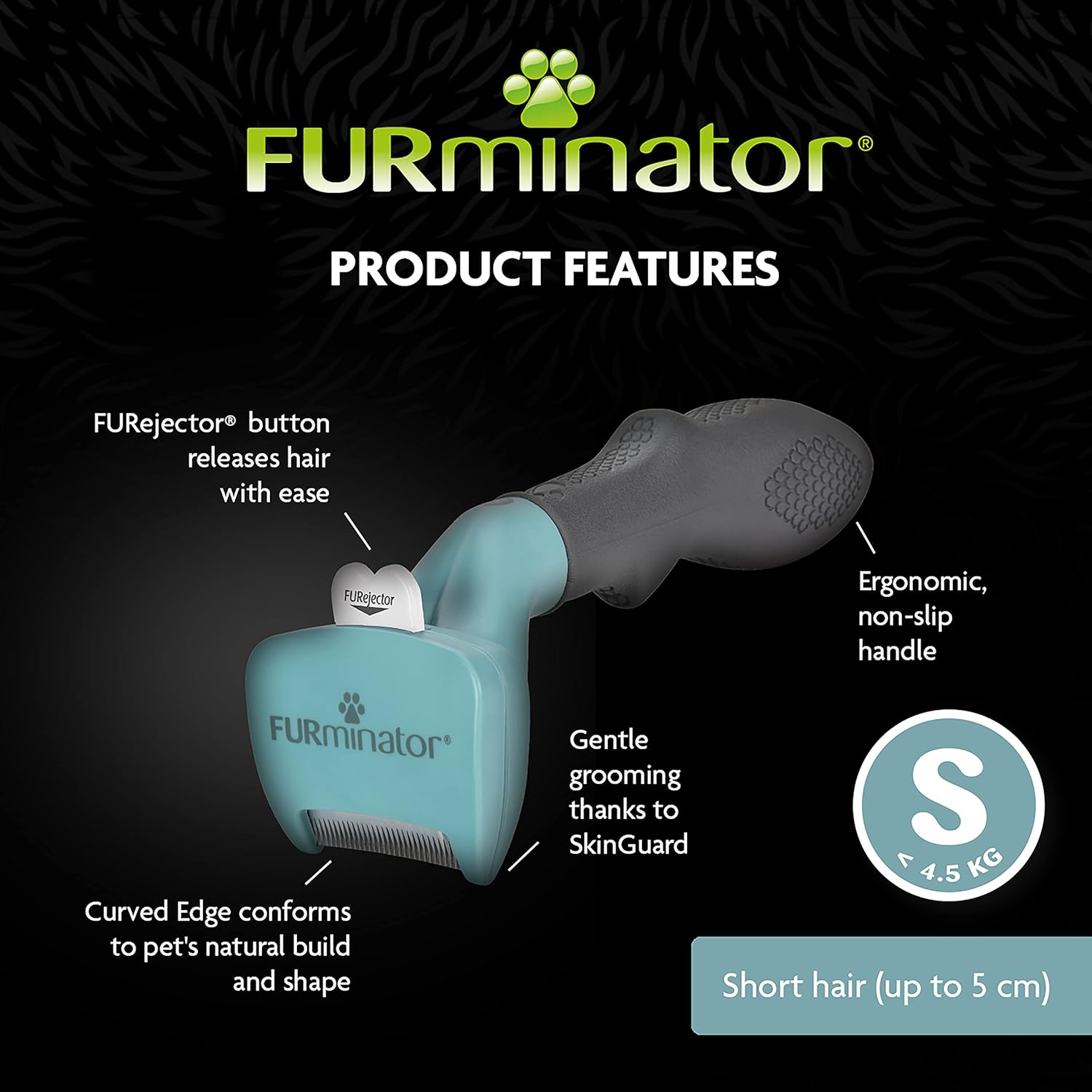 FURminator Undercoat deShedding Tool for Small | PetNestUK