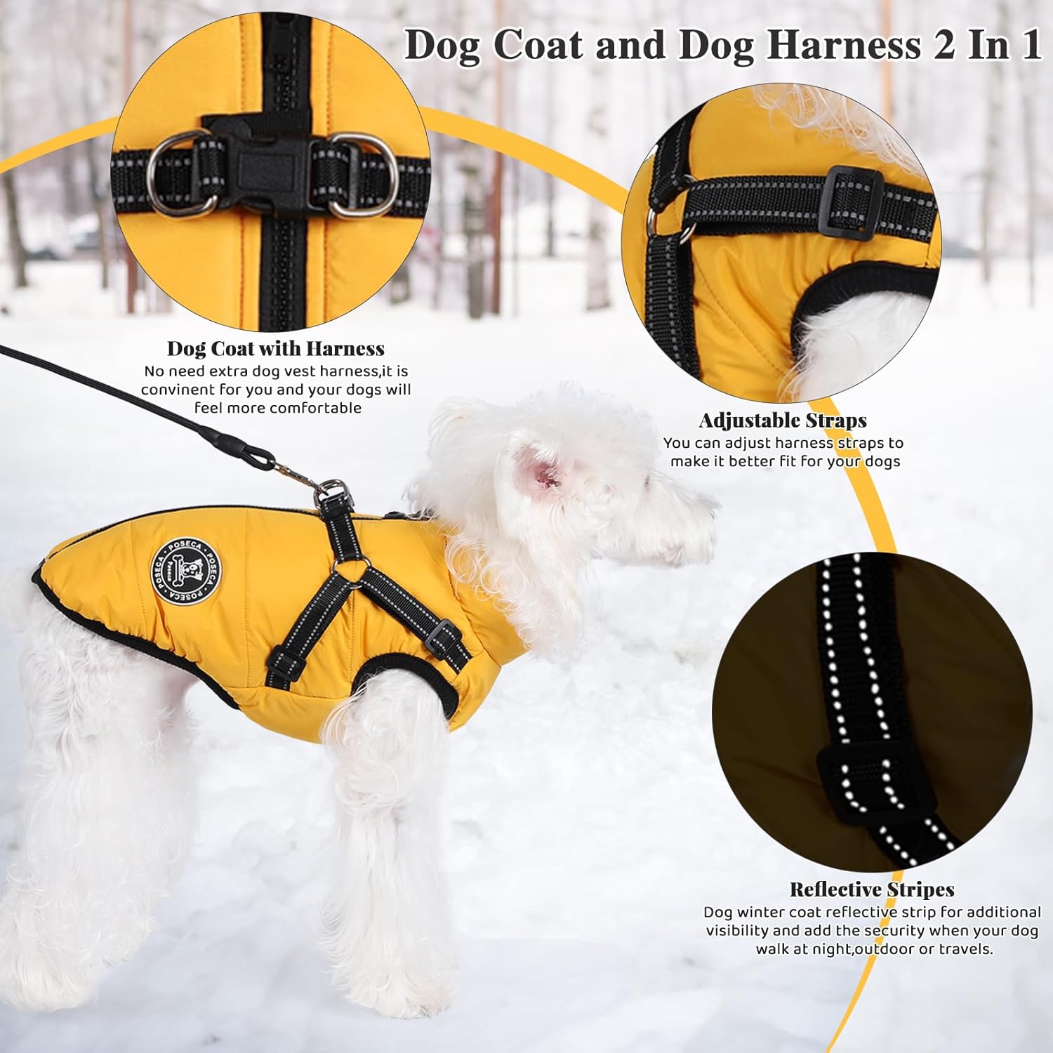 Poseca Dog Clothes for Small Dogs Dog Coat | PetNestUK