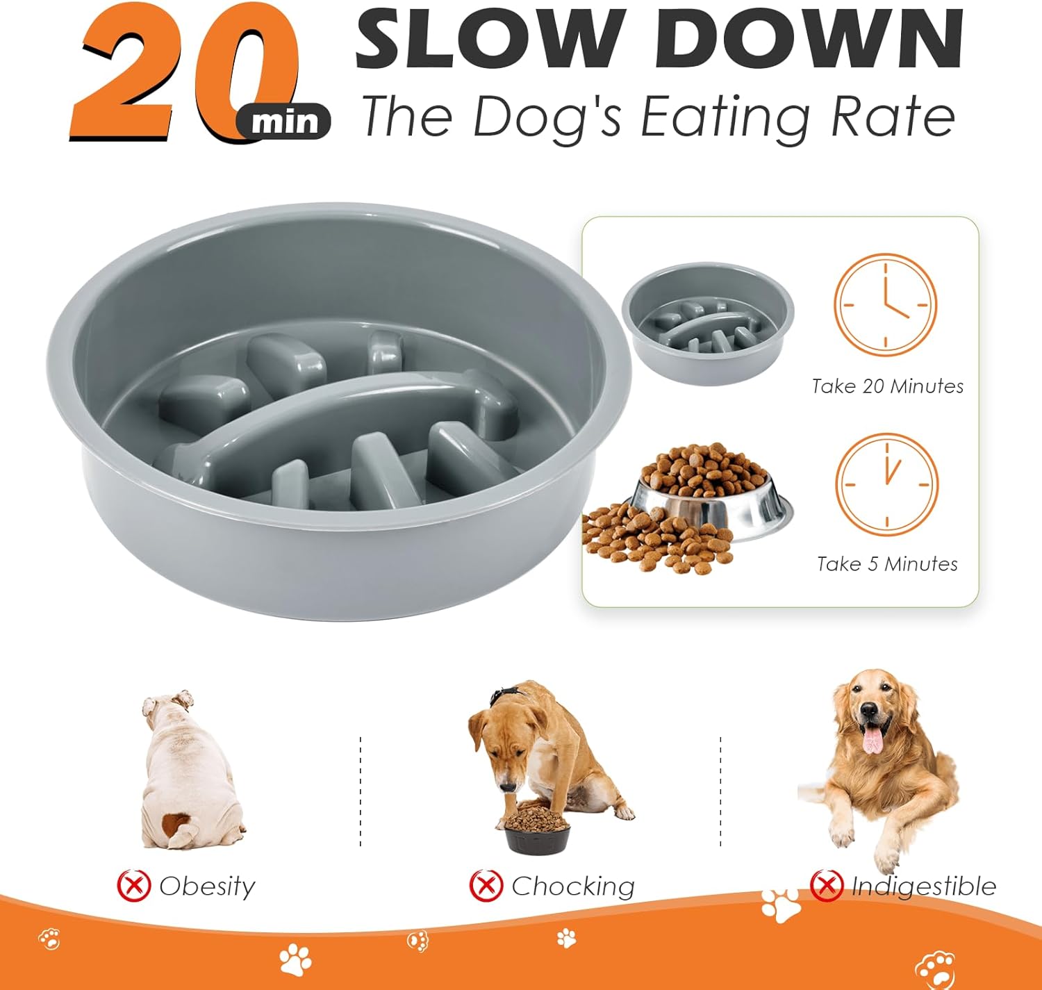 Raised Dog Bowl Height-Adjustable, Dog bowls | PetNestUK