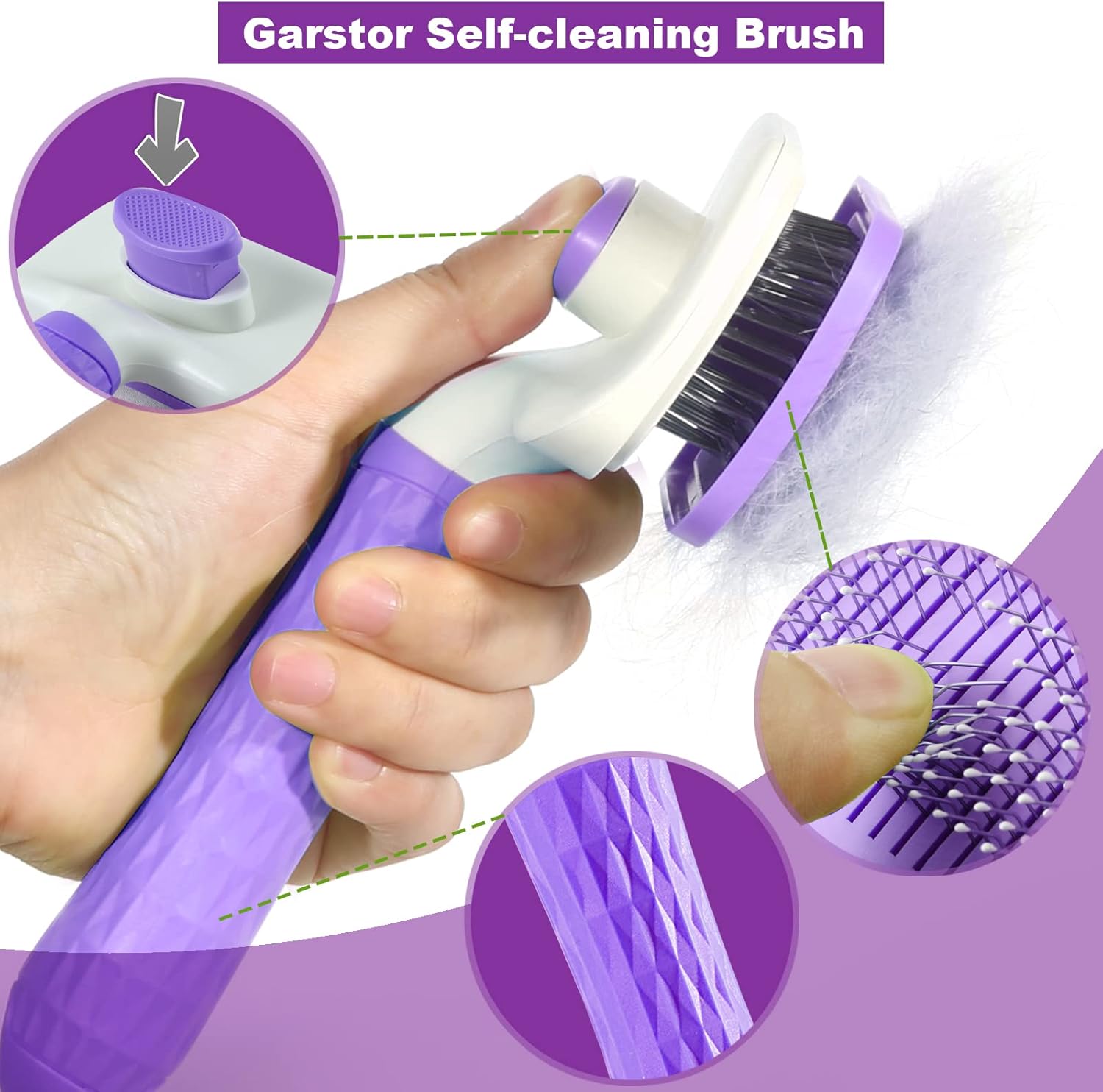 Garstor Dog Brush Comb, Cat Brush, Dog Brush for | PetNestUK