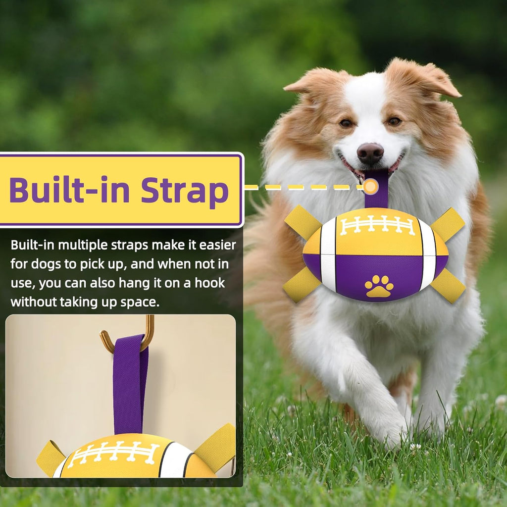 HETOO Dog Football with Grab Tabs