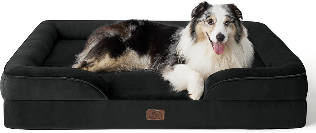 Bedsure Foam Dog Sofa Bed with Removable Cover