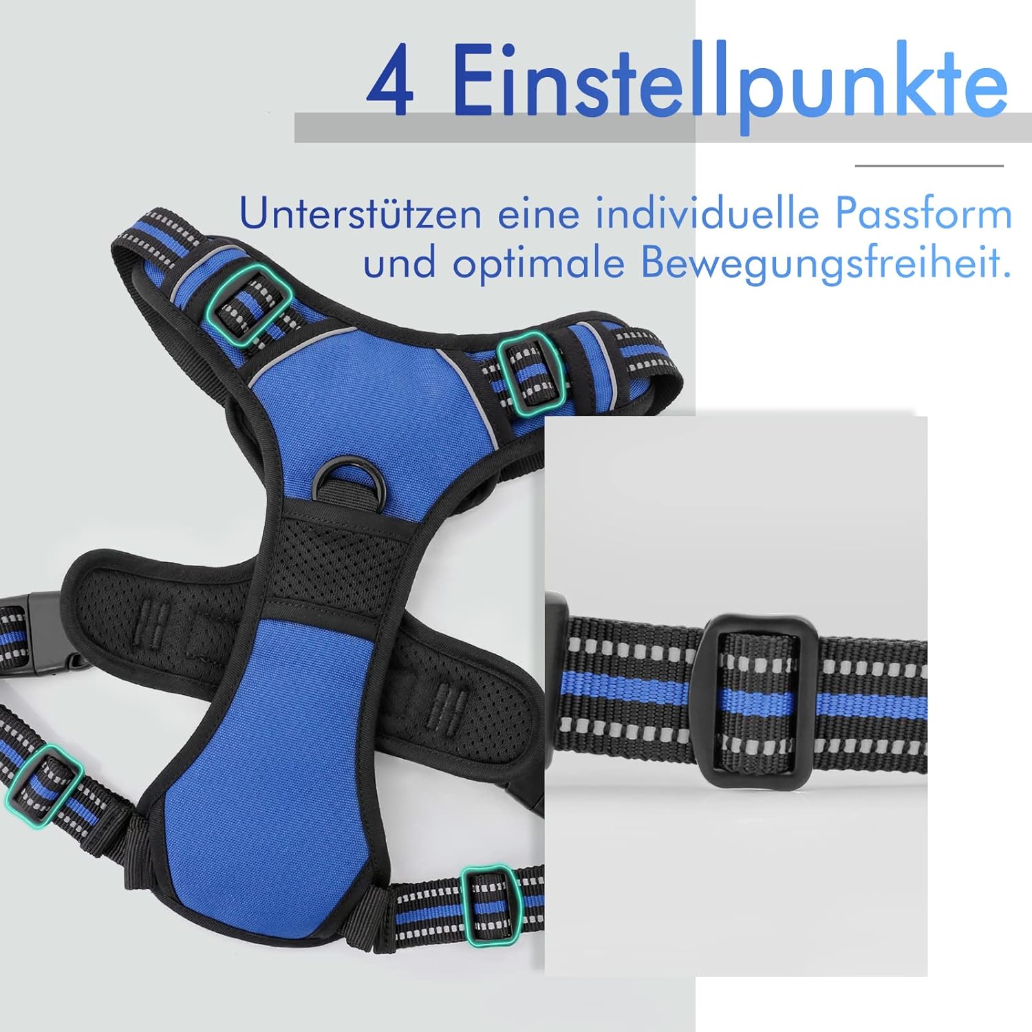 rabbitgoo Dog Harness Dog No Pull Pet Harness | PetNestUK