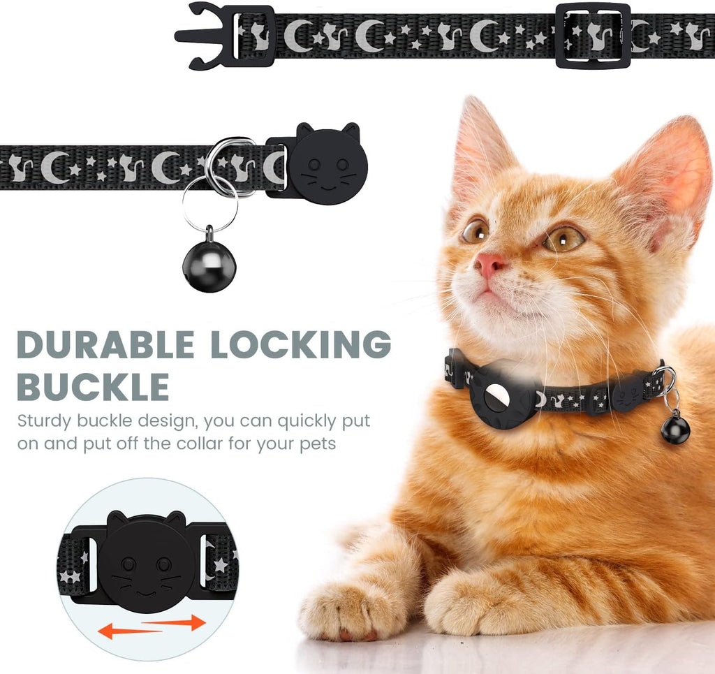 Simket Airtag Cat Collar, Refective Collar for | PetNestUK