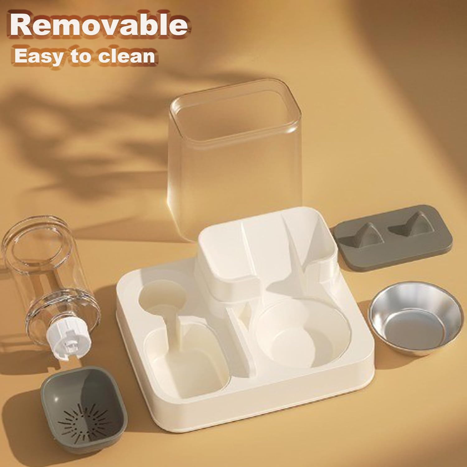 Automatic Food Feeder and Waterer Set 3.2L, 2 | PetNestUK