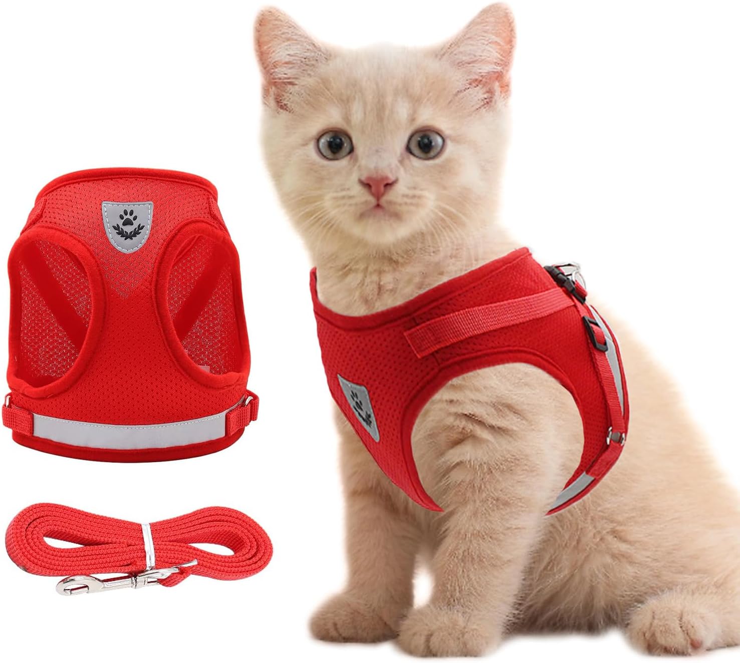 Anlitent Soft Mesh No Pull Cat Harness and Lead | PetNestUK