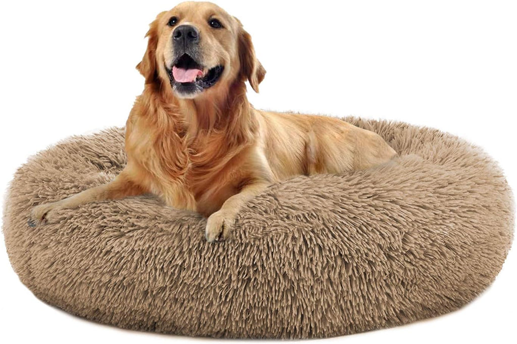 MFOX Faux-Fur Donut Pet Bed