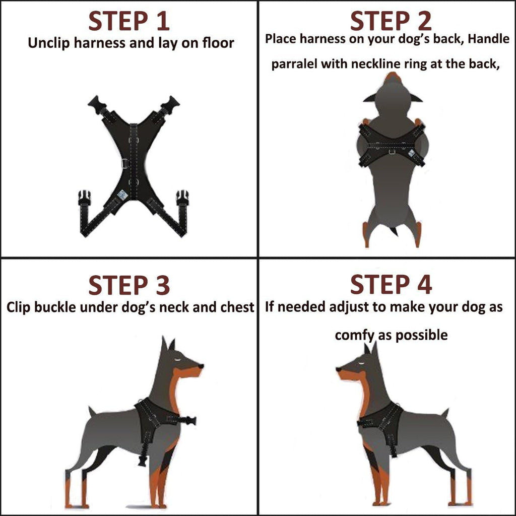 Musonic No Pull Dog Harness Breathable | PetNestUK