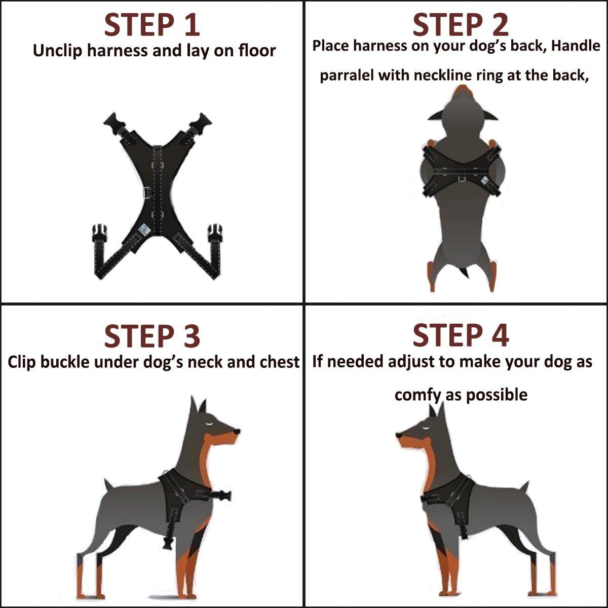 Musonic No Pull Dog Harness Breathable | PetNestUK