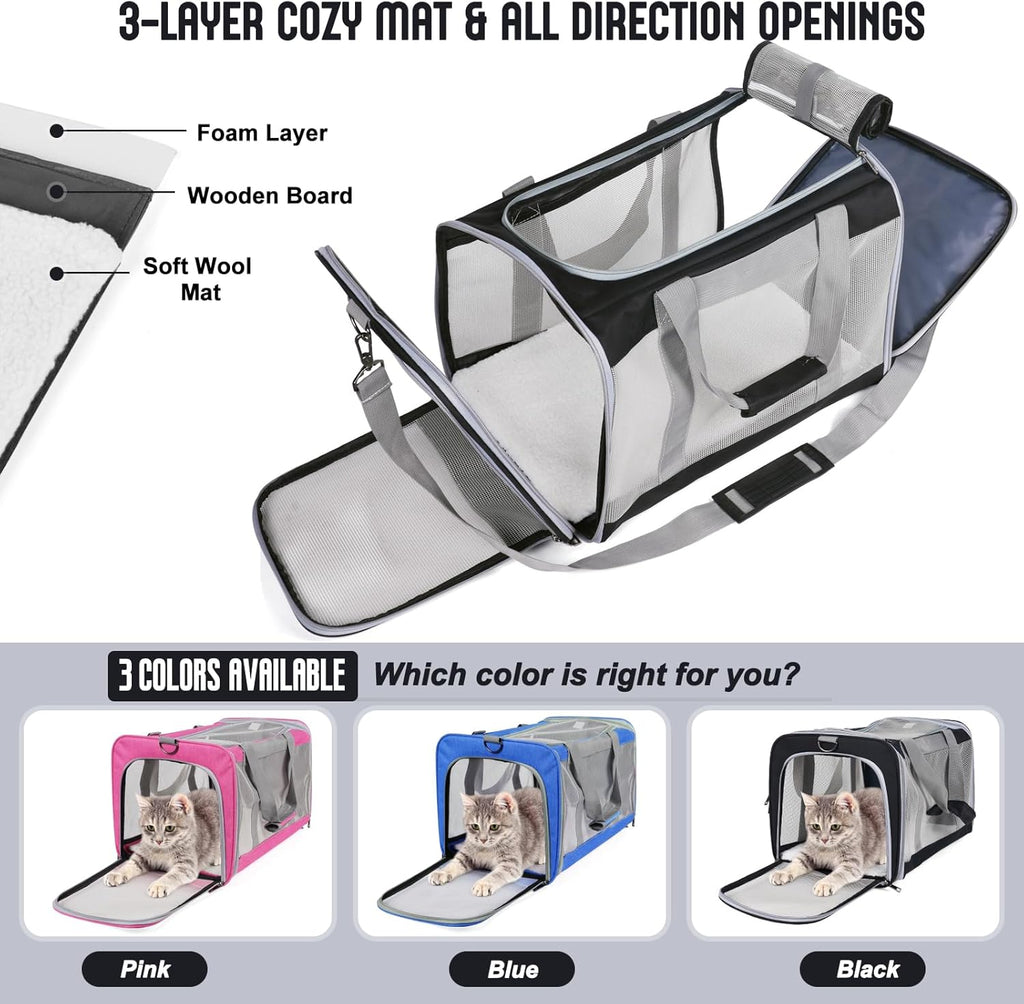 TIYOLAT Cat Carrier, Pet Carrier Airline | PetNestUK
