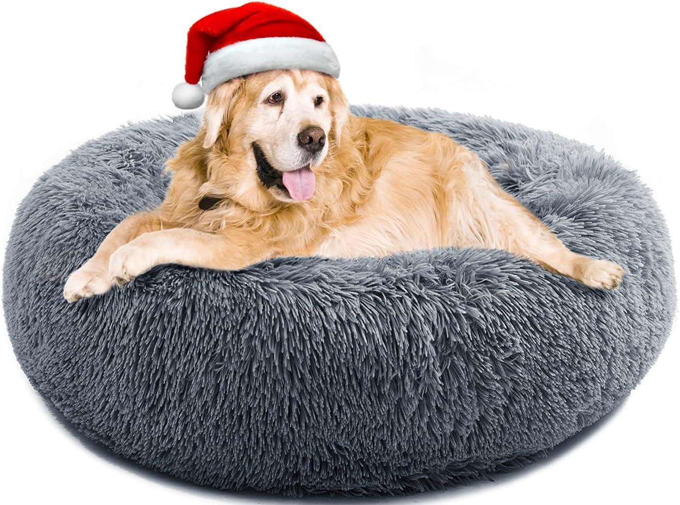 YOJOGEE Calming Donut Puppy Bed for Medium Small | PetNestUK