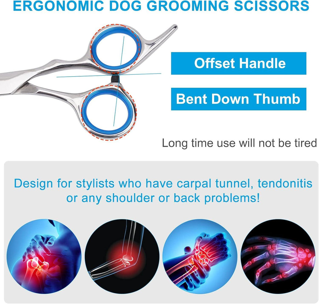 Dog Grooming Scissors with Safety Round Tip, Pet | PetNestUK