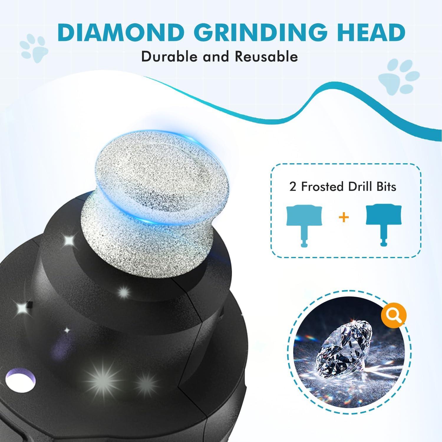ETENTOUS Pet Dog Nail Grinder, Professional Pet | PetNestUK