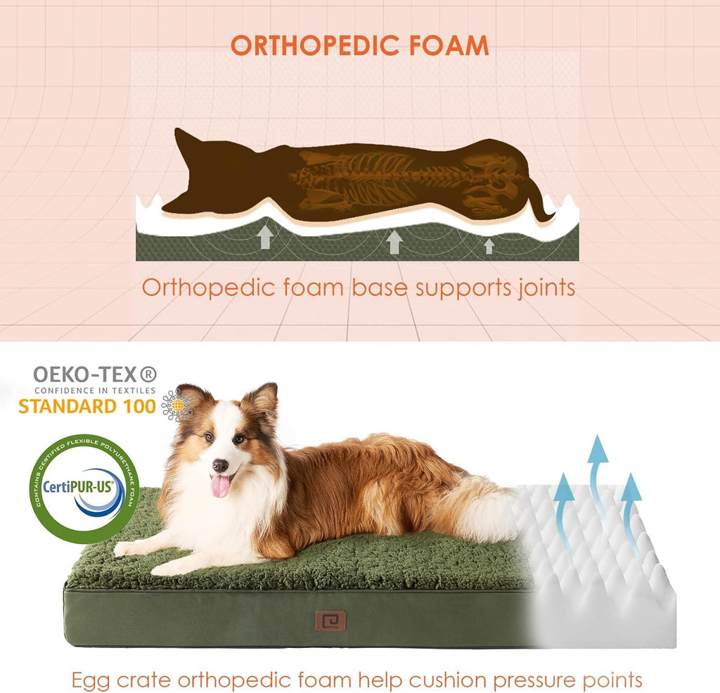 EHEYCIGA Orthopedic Dog Beds Small, Medium, | PetNestUK