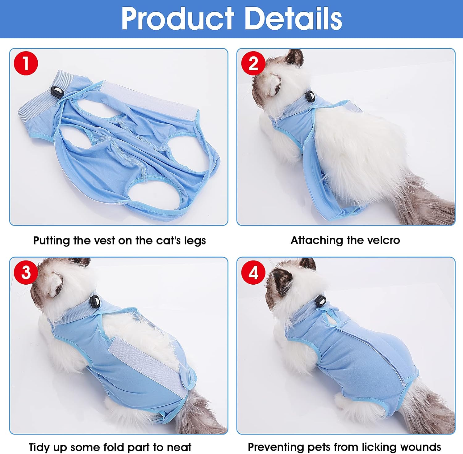 cobee Cat Professional Recovery Suit for | PetNestUK