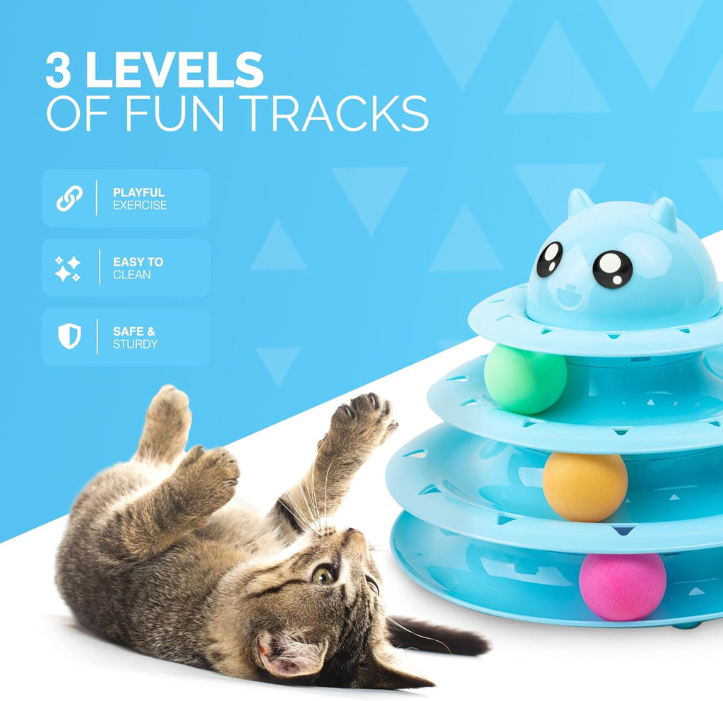 FurDreams Cat Roller Ball Toy Interactive | PetNestUK