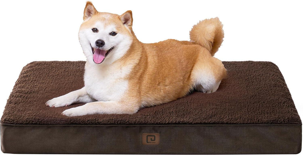 EHEYCIGA Foam Dog Mattress with Removable Cover