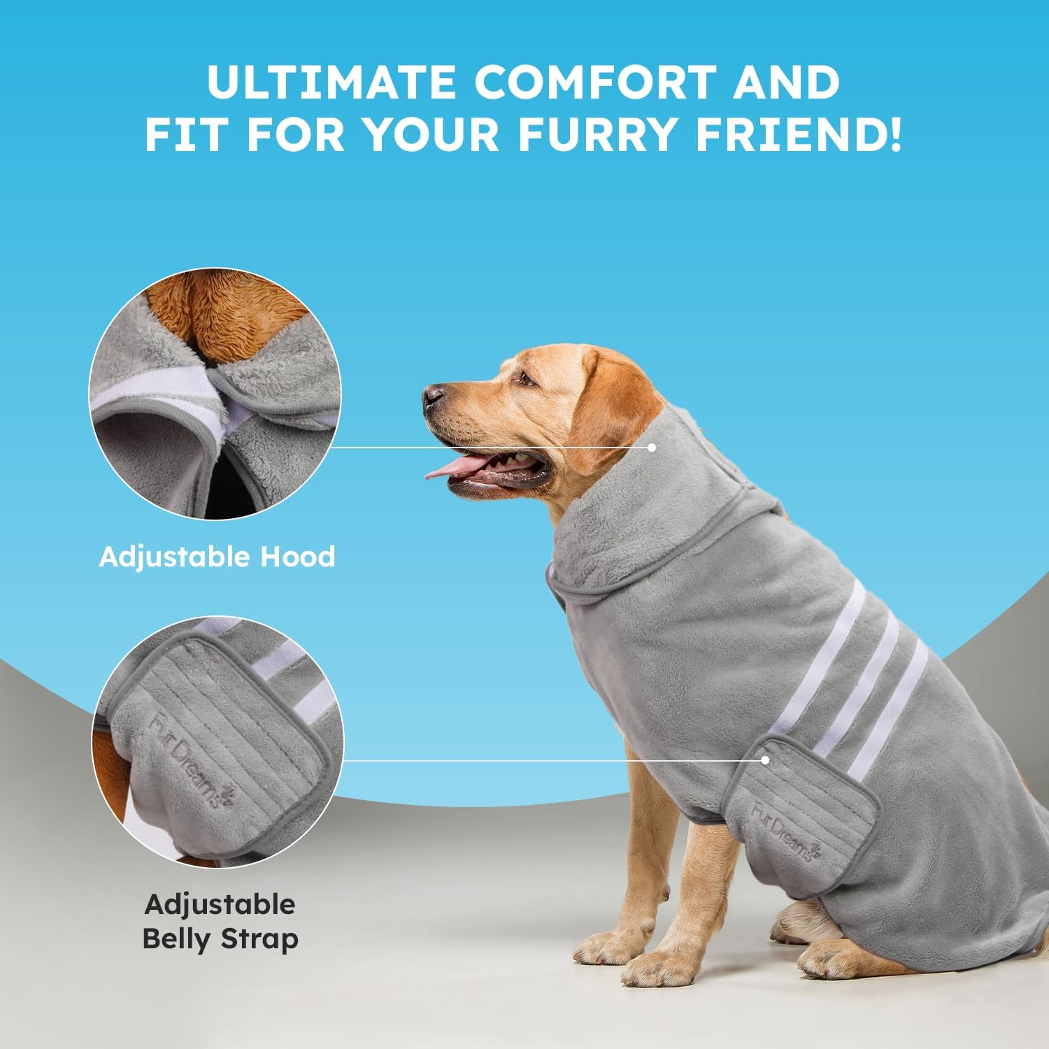 FurDreams Dog Robe | PetNestUK