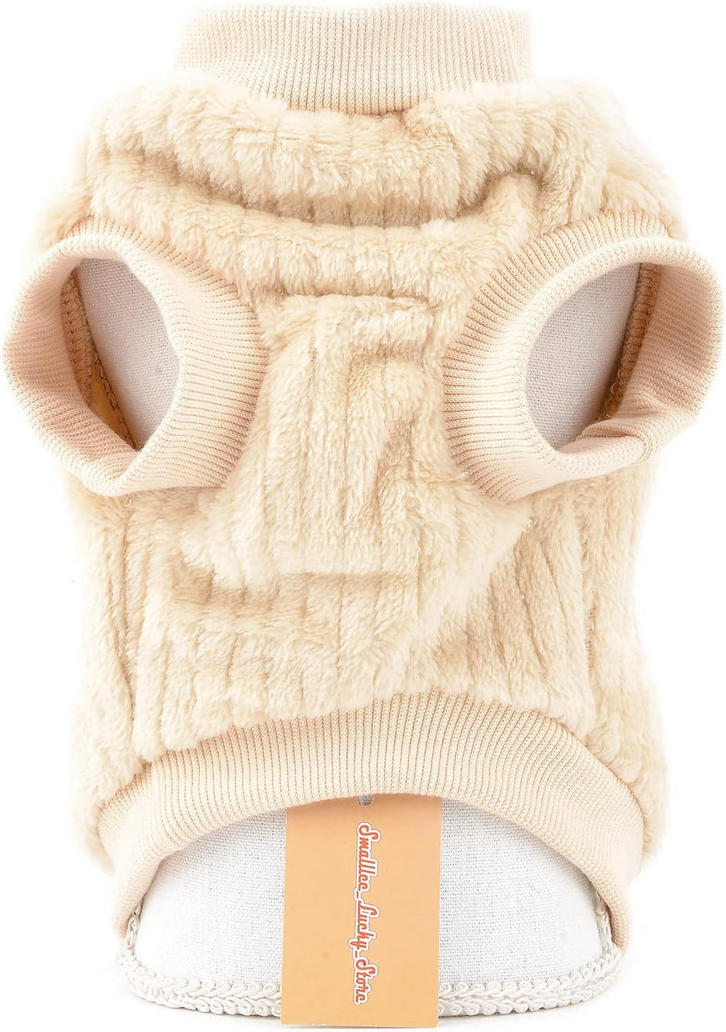 SMALLLEE_LUCKY_STORE Pet Ribbed Fleece Jumpers | PetNestUK