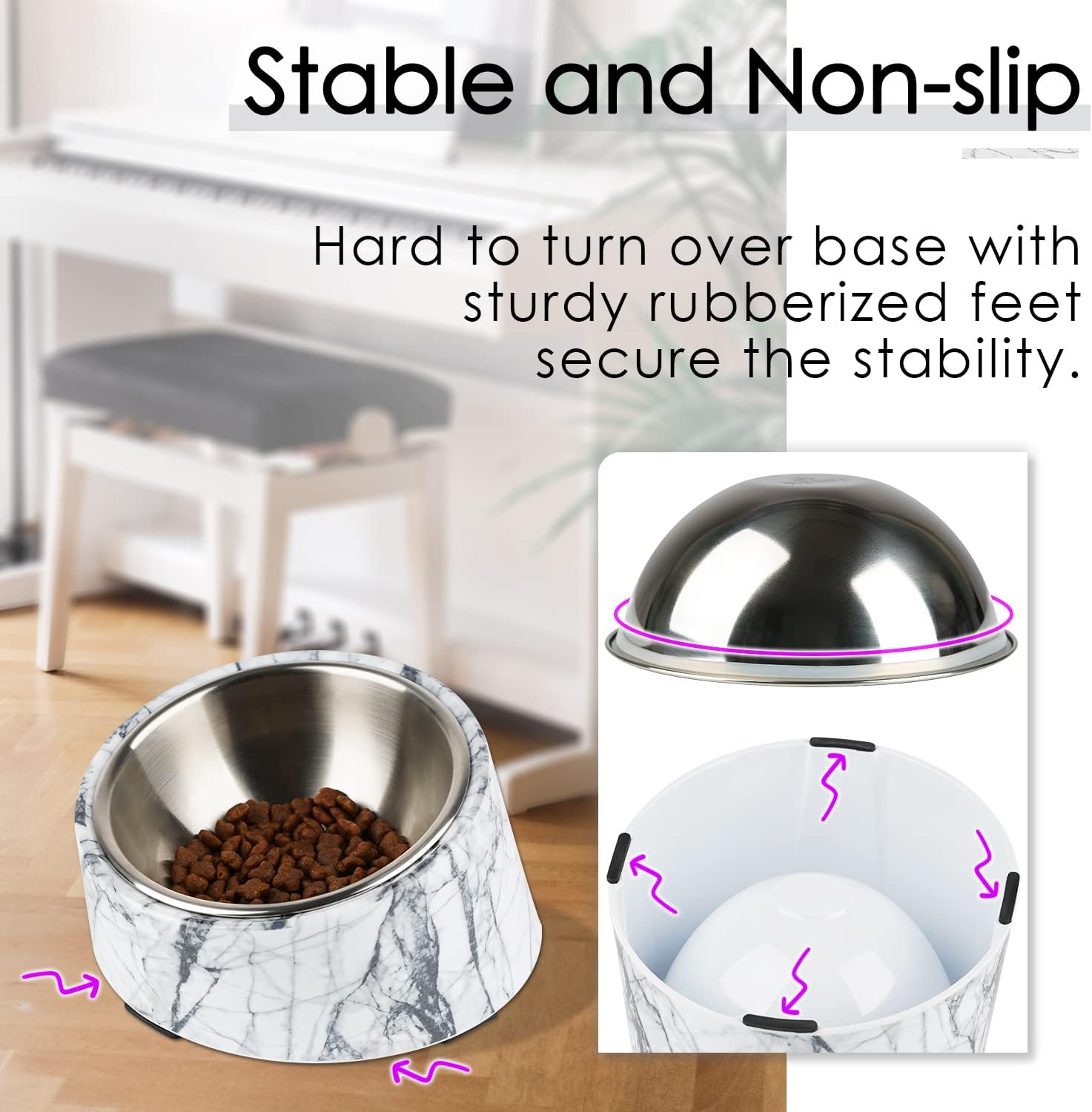 SuperDesign Mess Free 15° Slanted Bowl for Dogs | PetNestUK