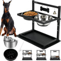 Raised Dog Bowl Height-Adjustable, Dog bowls | PetNestUK