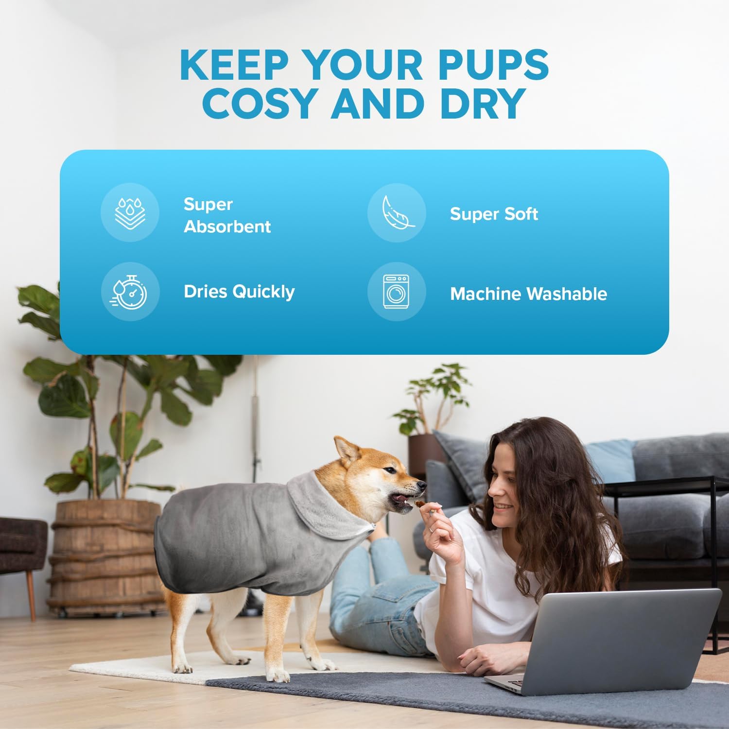 FurDreams Dog Robe | PetNestUK