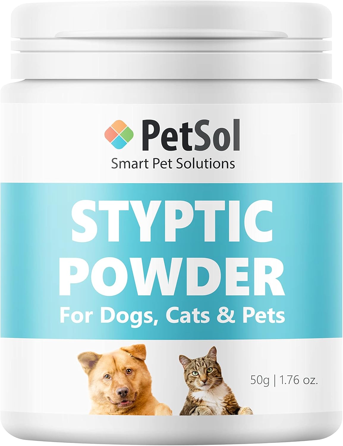 PetSol Styptic Powder For Pets (Large 50g Tub) | PetNestUK
