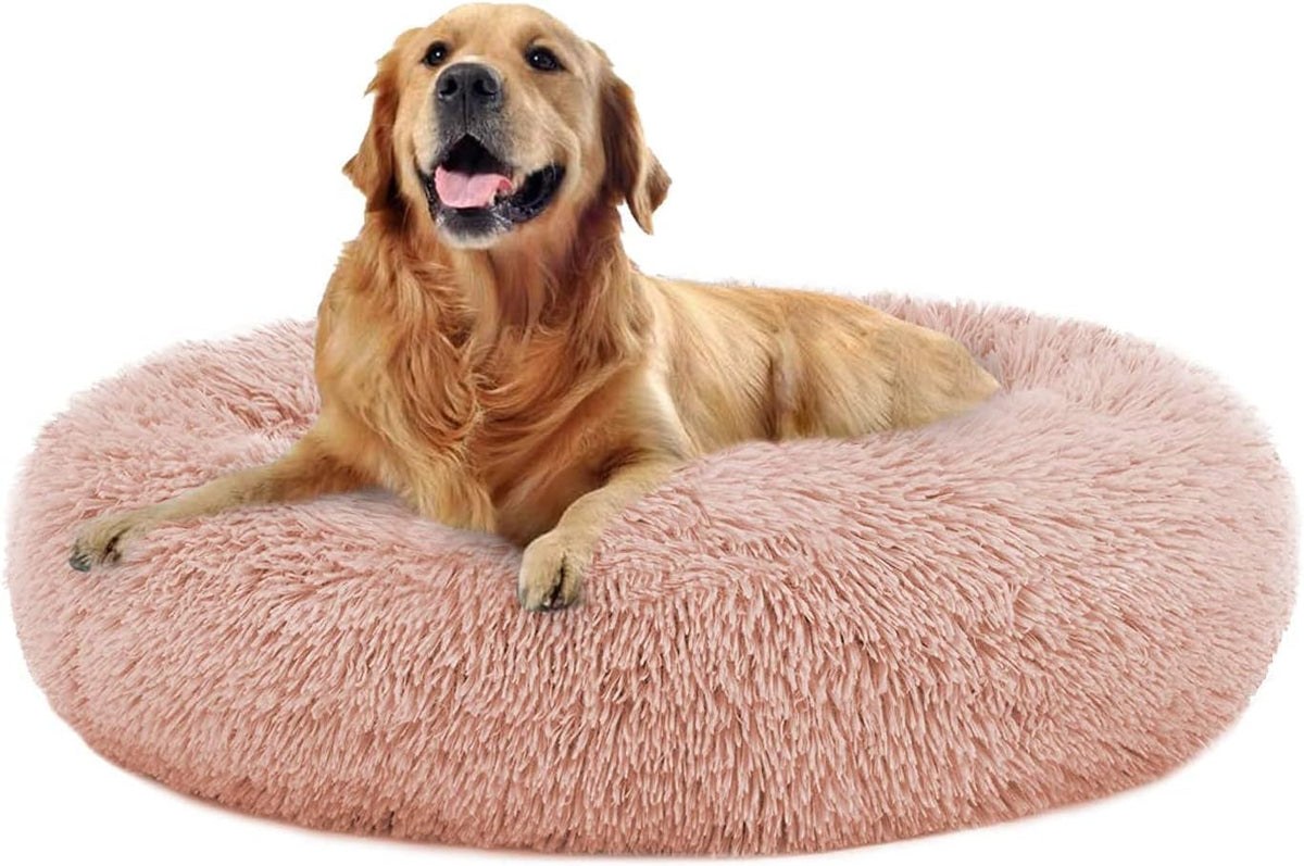 MFOX Faux-Fur Donut Pet Bed