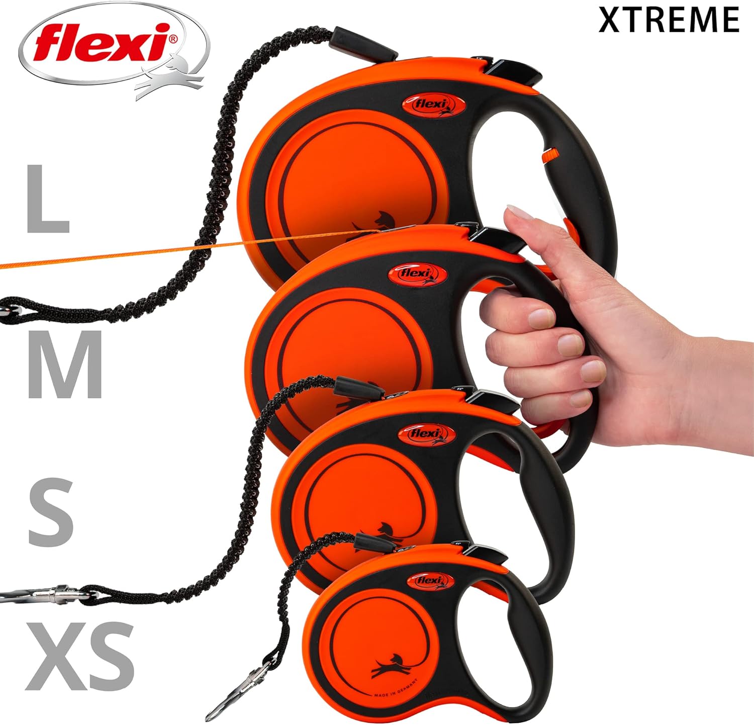 Flexi New Classic Tape Blue Large 8m Retractable | PetNestUK