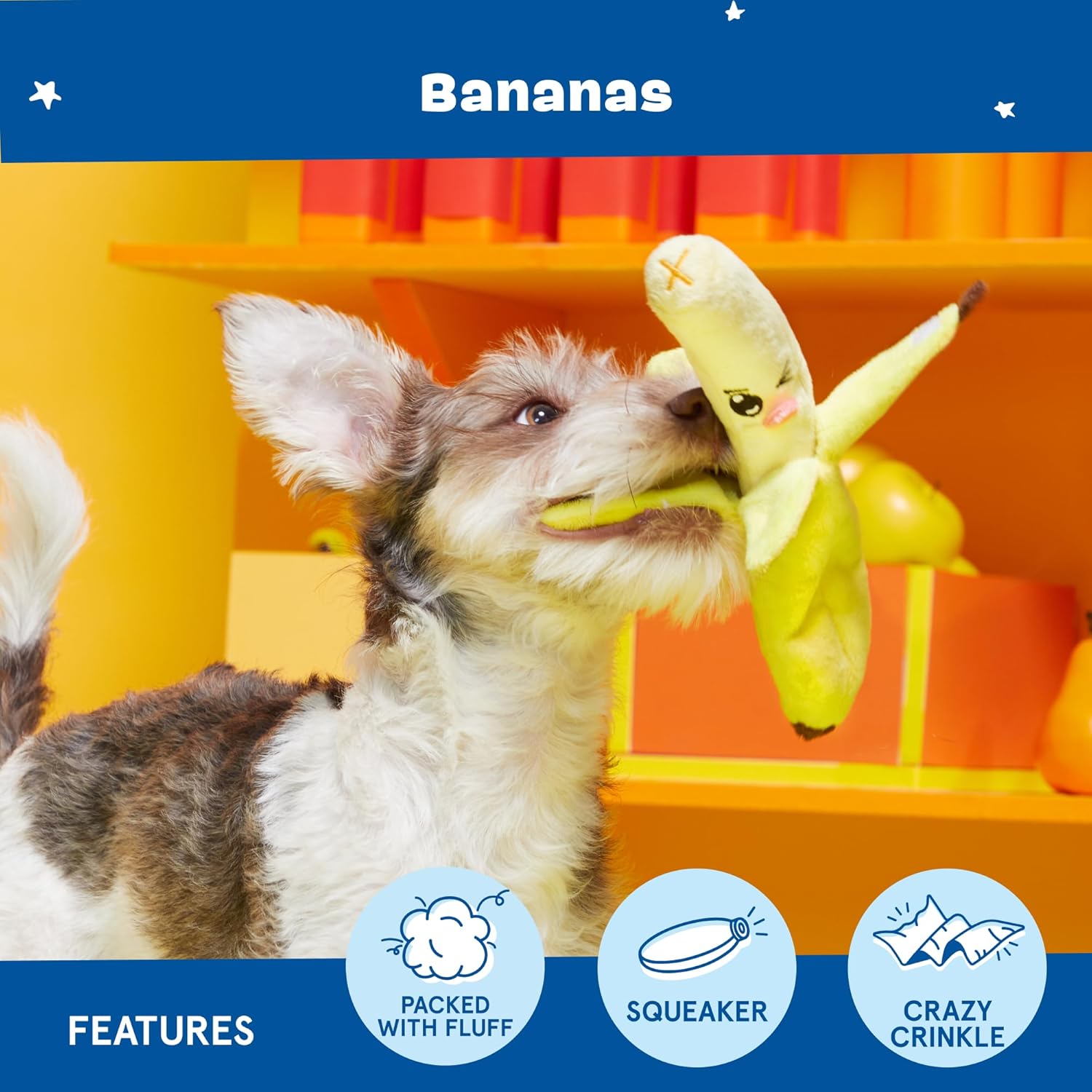 Barkbox 2 in 1 Interactive Plush Dog Toy - Rip | PetNestUK