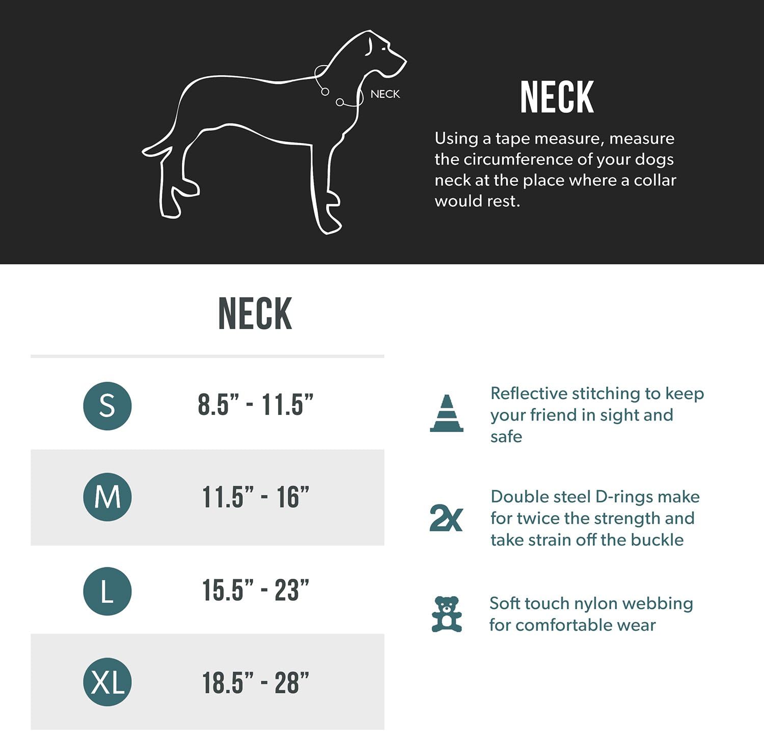 EZYDOG Double Up Dog Collar | PetNestUK