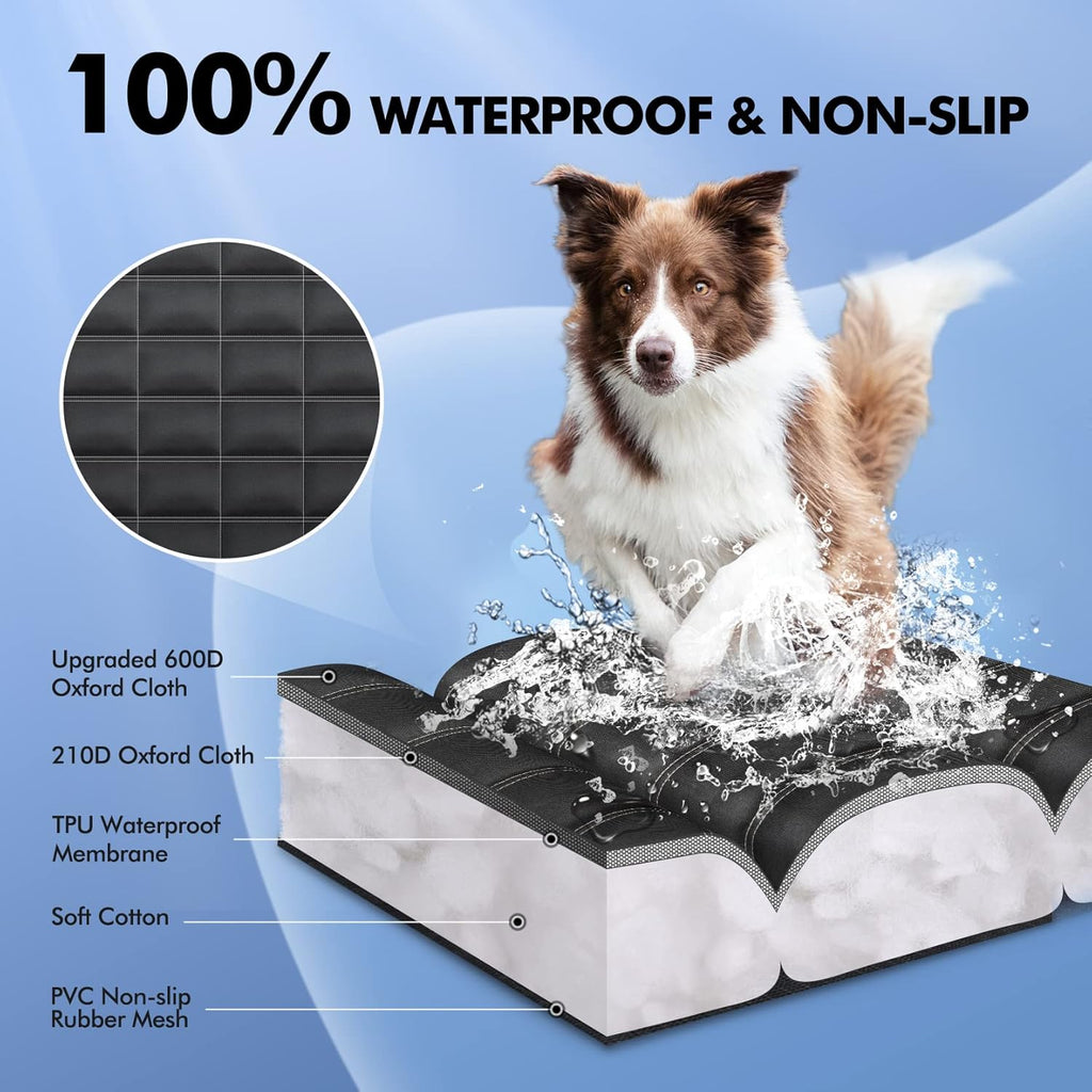 Hopidogie Dog Car Seat Cover 4-in-1, 100% | PetNestUK