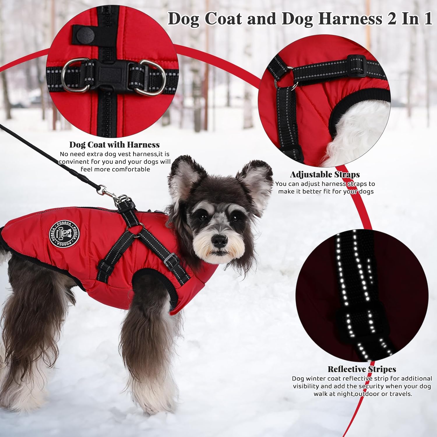 Poseca Dog Clothes for Small Dogs Dog Coat | PetNestUK
