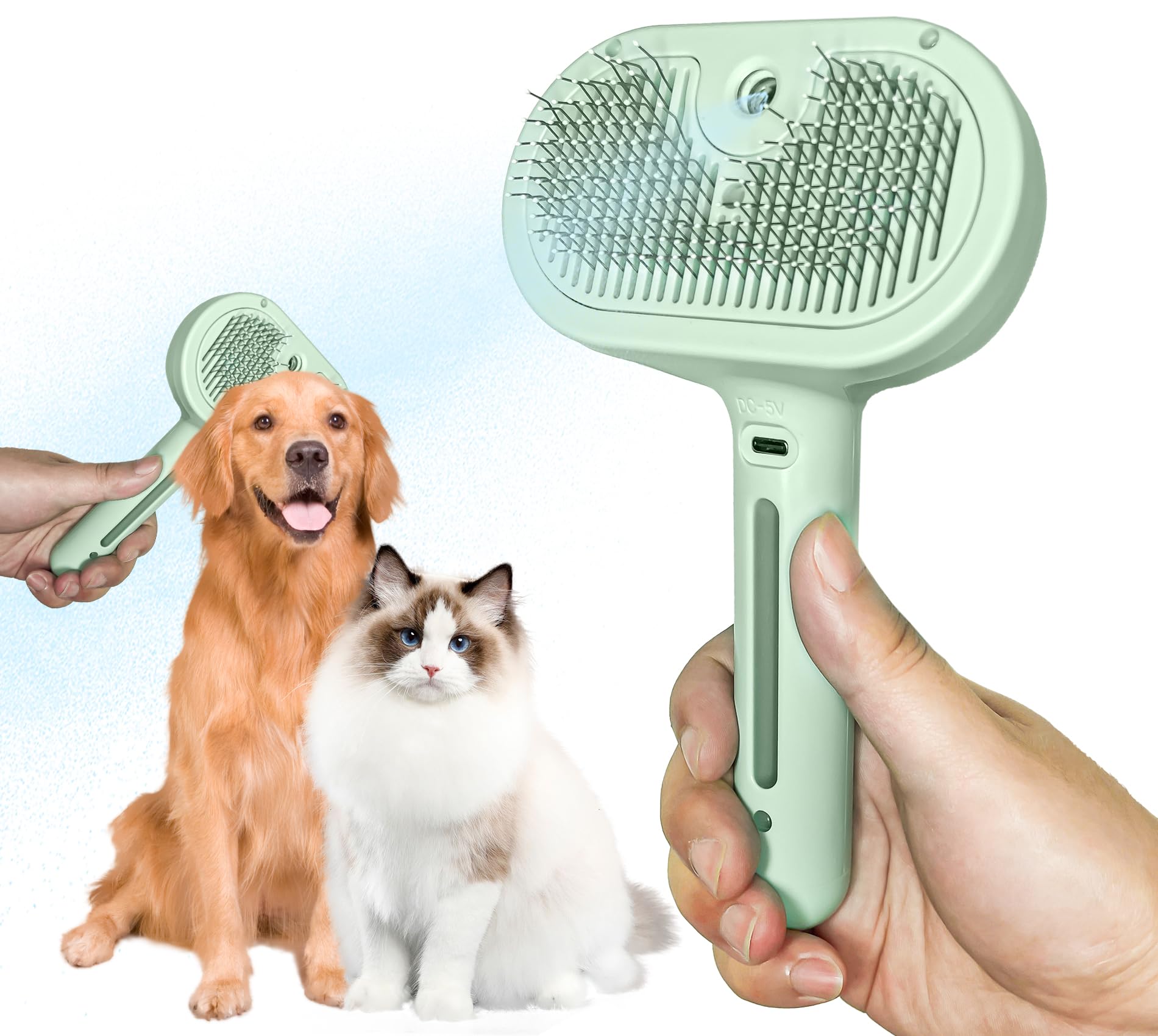 2 in 1 Pet Spray Hair Removal Comb | PetNestUK