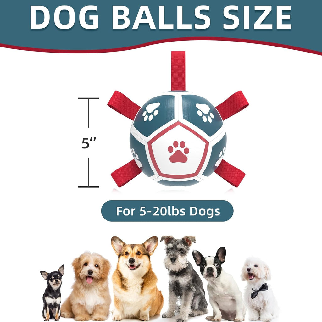 HETOO Interactive Dog Football Toys with Grab | PetNestUK