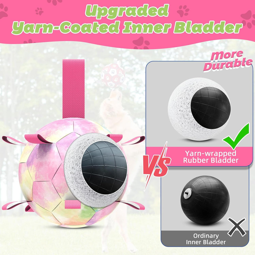 HETOO Interactive Dog Football Toys with Grab | PetNestUK