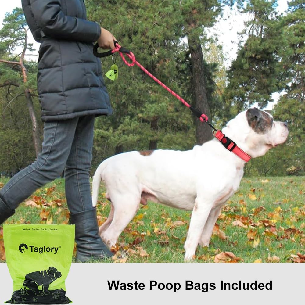 Taglory Rope Dog Lead with Soft Padded Handle, | PetNestUK