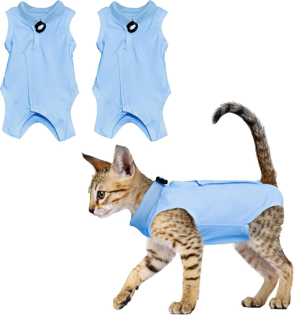 2PCS Cat Professional Recovery Suit, | PetNestUK