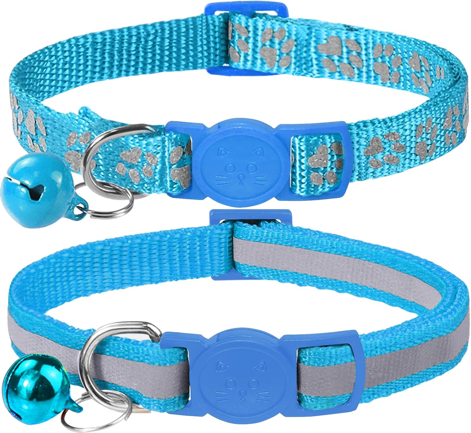Taglory Reflective Cat Collar with Bell and | PetNestUK