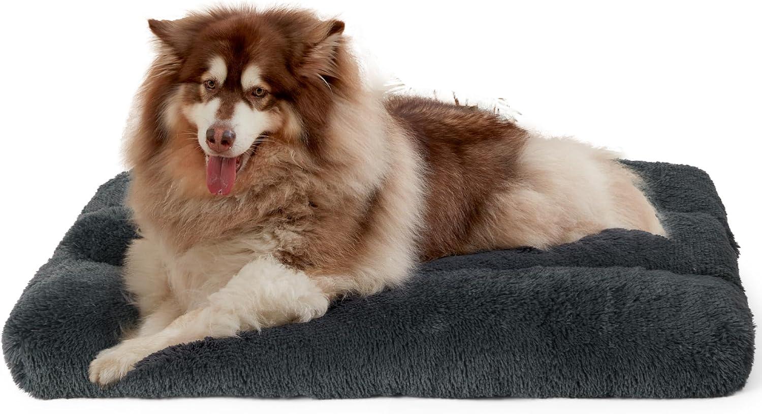 EHEYCIGA Calming Dog Bed Medium, Fluffy Anti | PetNestUK