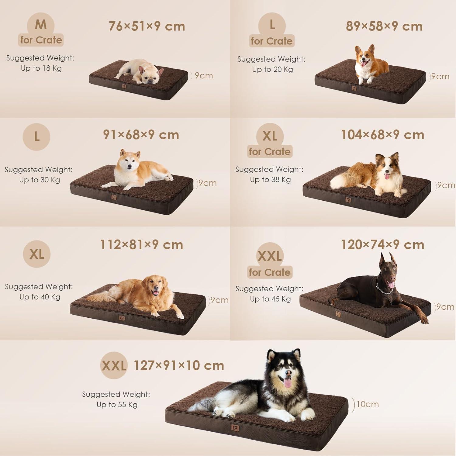 EHEYCIGA Orthopedic Dog Beds Small, Medium, | PetNestUK