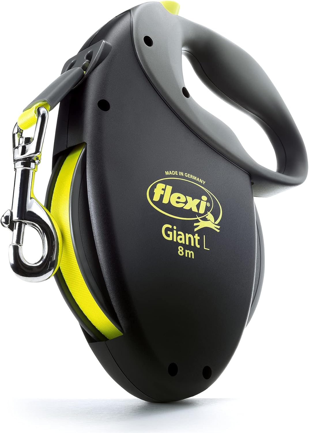 Flexi Giant Neon Tape Black Large 8m Retractable | PetNestUK