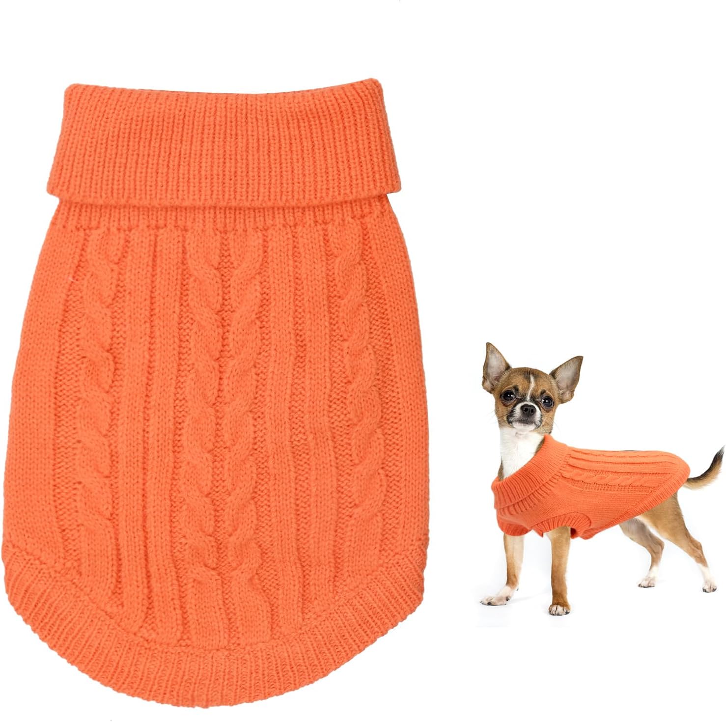 Small Dog Jumper, Warm Puppy Sweater for Small | PetNestUK