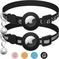 2 Pack Airtag Cat Collar Breakaway with | PetNestUK