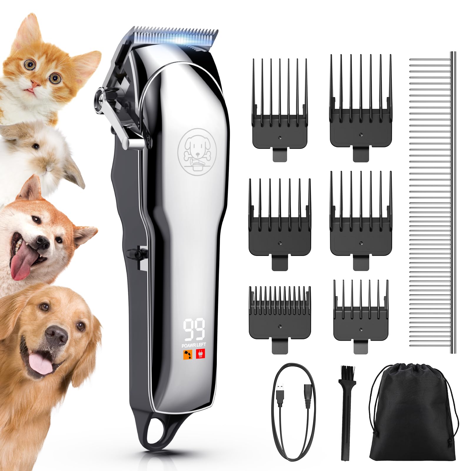 Kriogor Professional Dog Clippers for Thick | PetNestUK