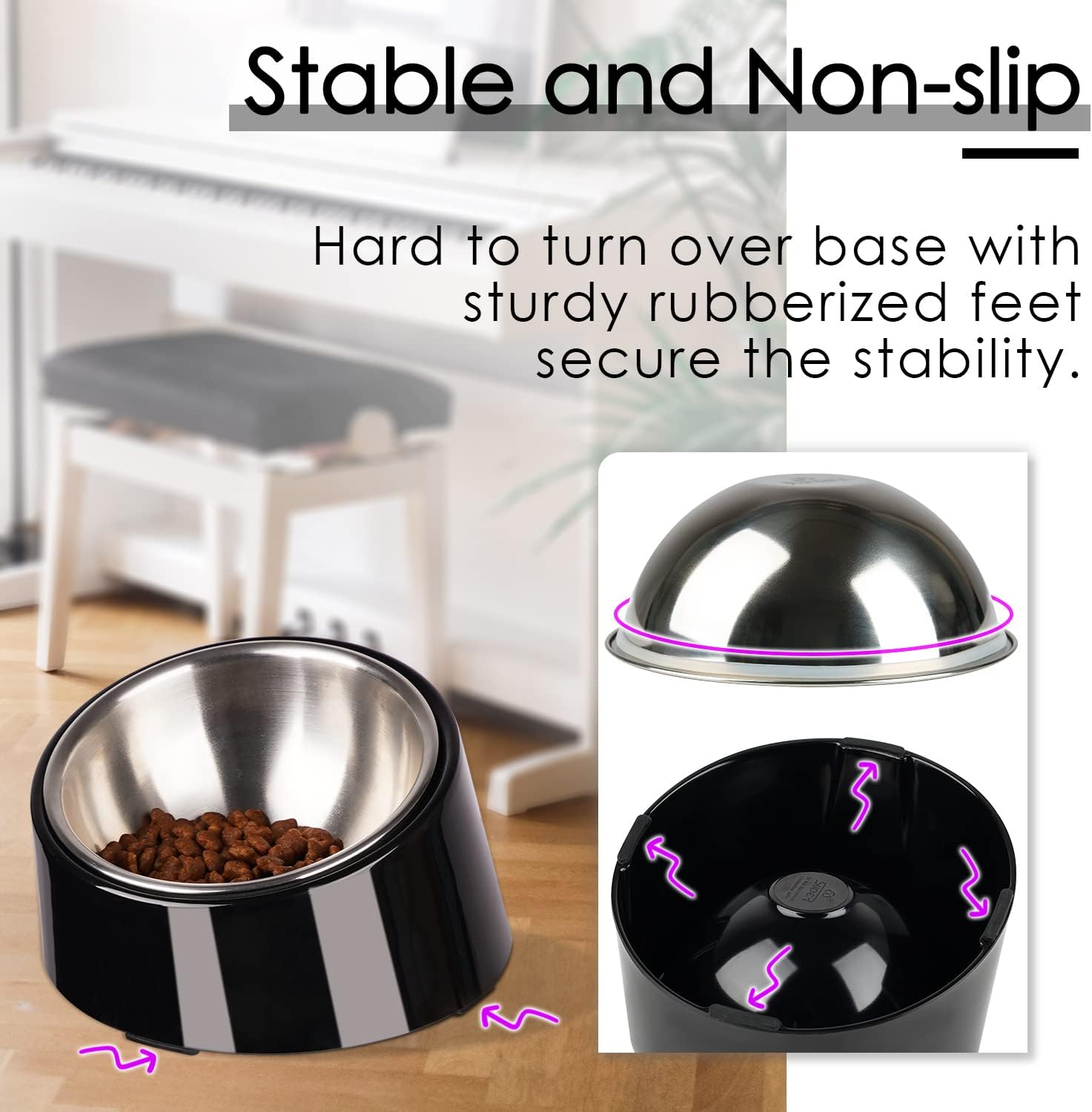 SuperDesign Mess Free 15° Slanted Bowl for Dogs | PetNestUK