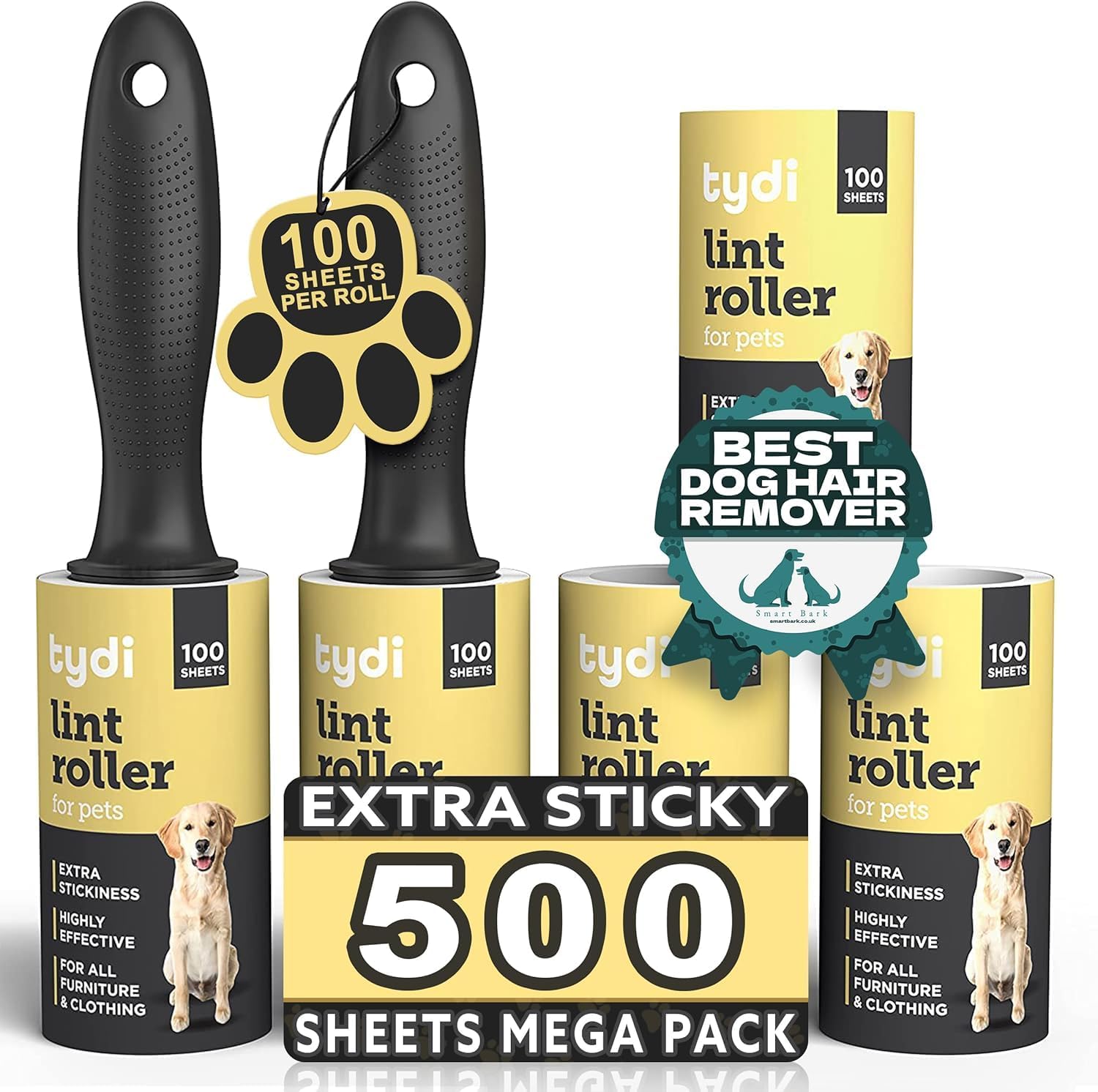 Tydi Pet Lint Roller Value Pack | PetNestUK