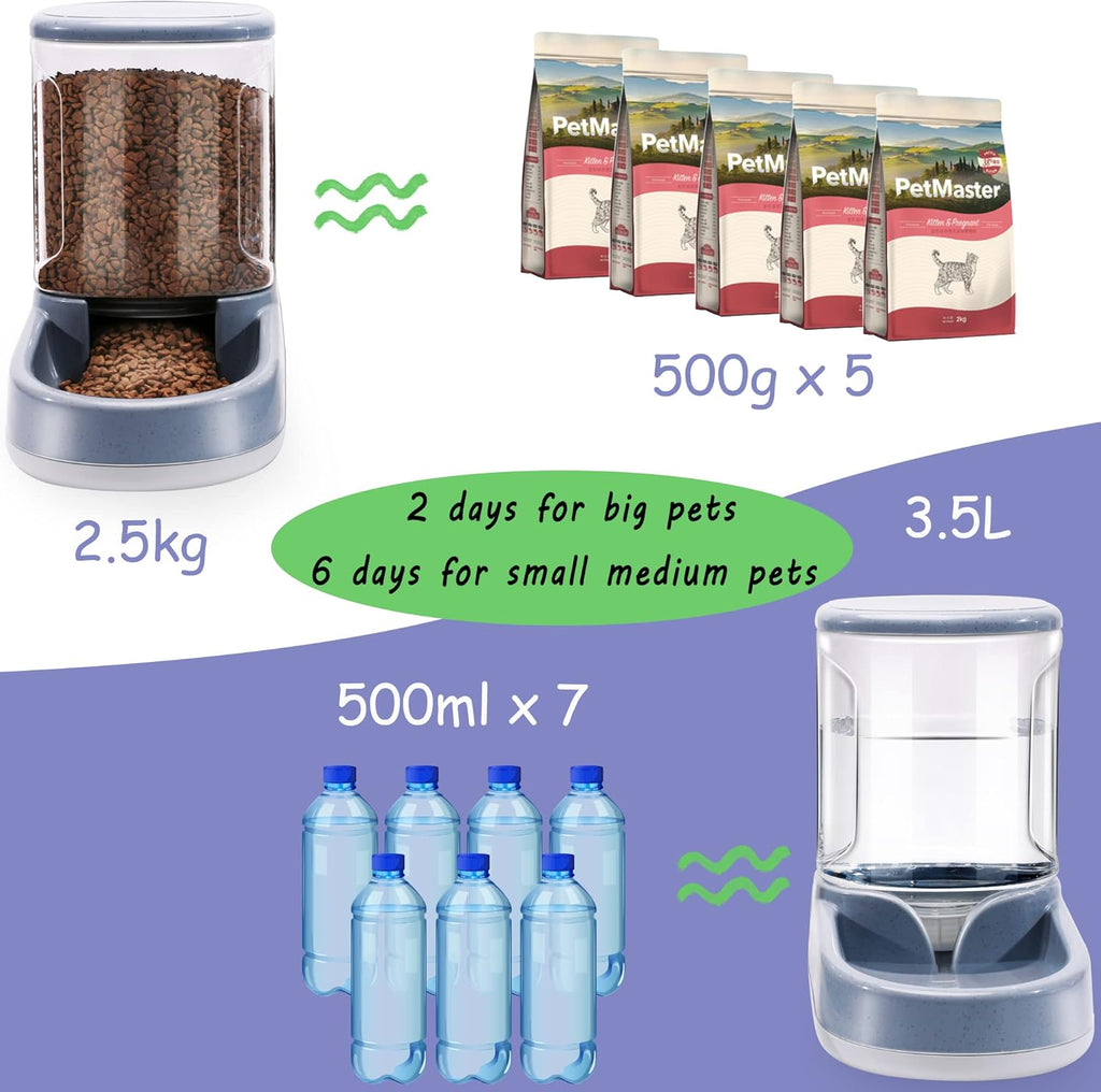 Lucky-M Pets Automatic Feeder and Waterer | PetNestUK